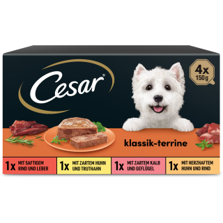 Cesar 4x150g Klassiker Selektion - 600 g