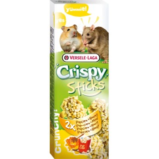 Versele Laga Crispy Sticks für Hamster und Ratten mit Popcorn+Honig - 100 g