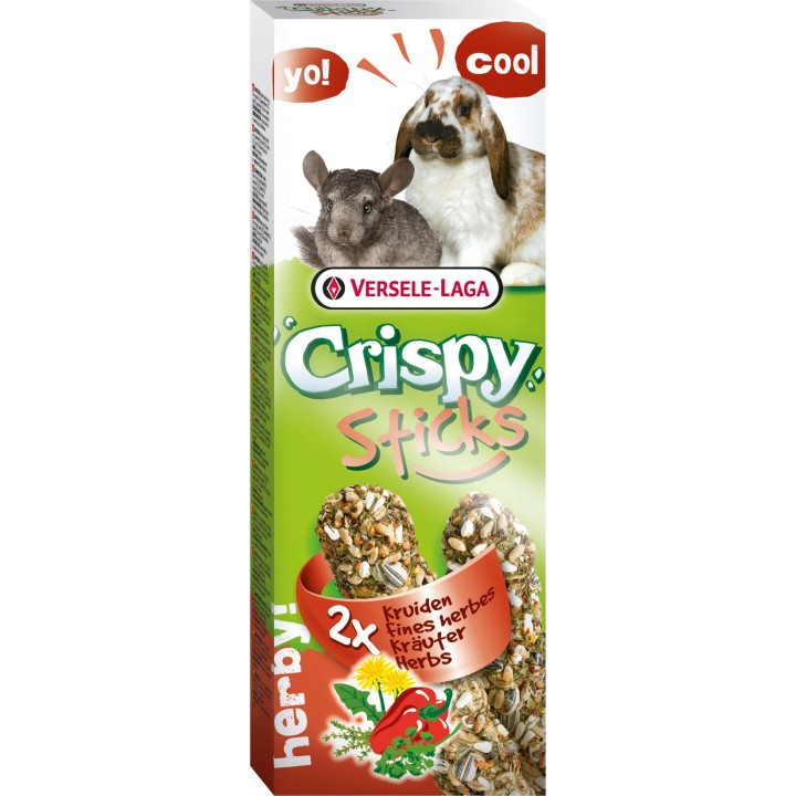 Versele Laga Crispy Sticks für Kaninchen und Chinchilla - Kräuter