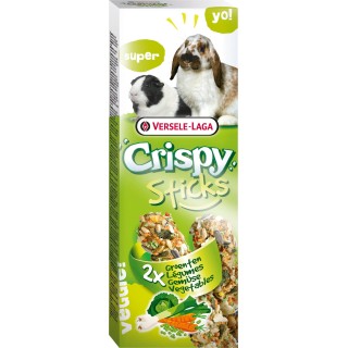 Versele Laga Crispy Sticks für Kaninchen + Meerschweinchen - 2er Gemüse