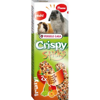 Versele Laga Crispy Sticks für Kaninchen + Meerschweinchen - 2er Obst