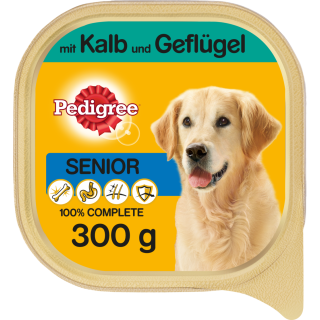 Pedigree Schale Senior mit Kalb und Geflügel - 300 g