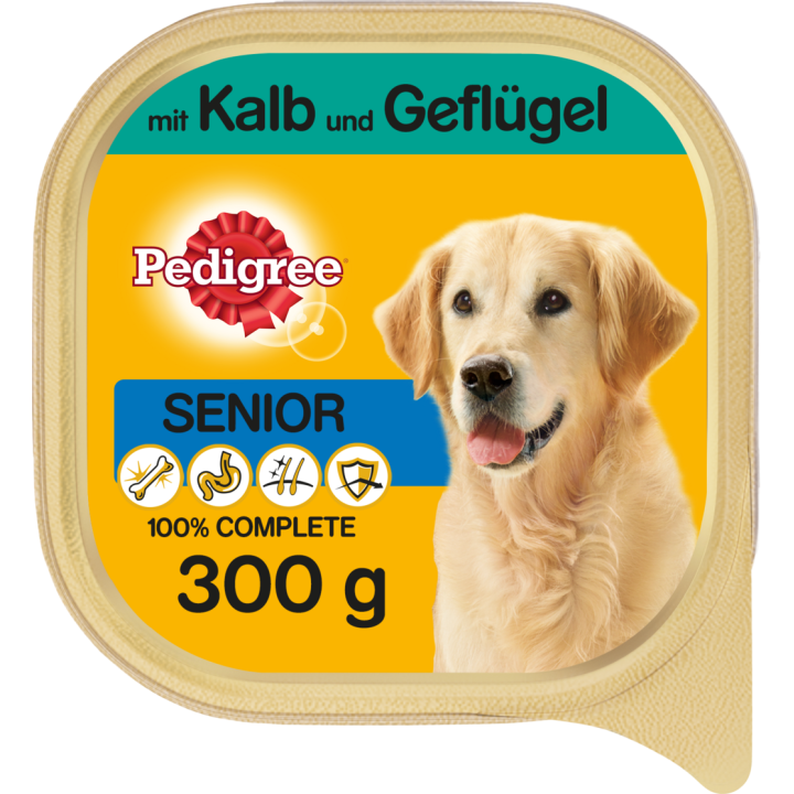 Pedigree Schale Senior mit Kalb und Geflügel - 300 g