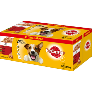 Pedigree Frischebeutel Adult 100g  40-Pack in Gelee - 1 Stk