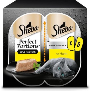 Sheba Perfect Portions Edle Pastete mit Huhn 6x37,5g - 225 g