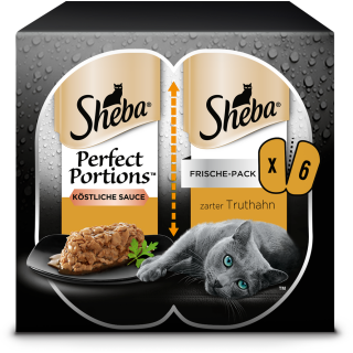 Sheba Perfect Portions in Sauce mit Truthahn 6x37,5g - 225 g
