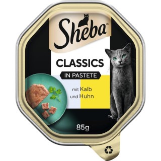 Sheba Schale Classics in Pastete mit Kalb & Huhn - 85 g