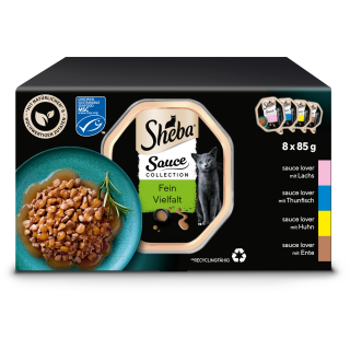 Sheba Sauce Lover in Sauce Feine Vielfalt 8x85g - 680 g