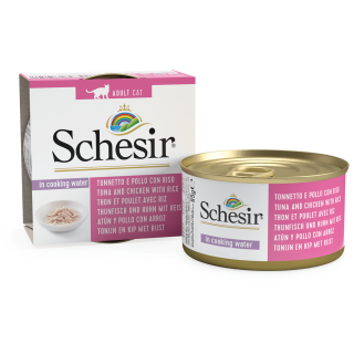 Schesir Dose Natural 85g - Thunfisch und Huhn