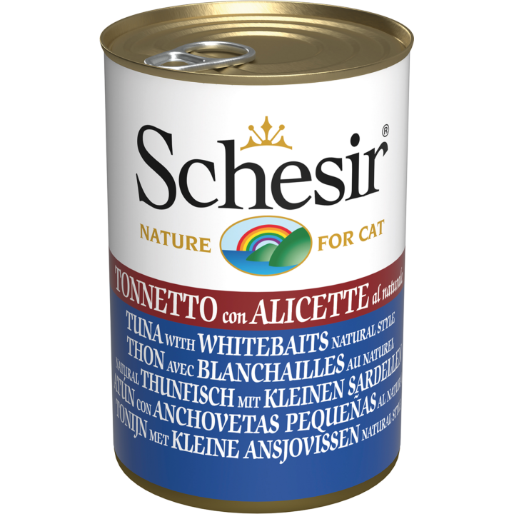 Schesir Dose Natural Thunfisch und Sardelle - 140 g