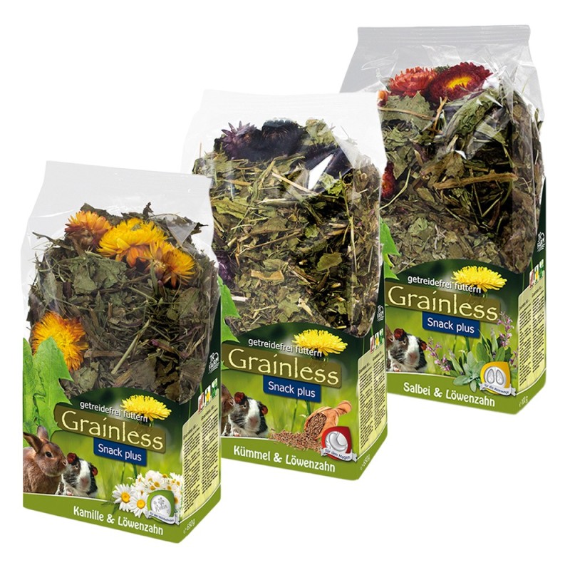 JR Farm Grainless Snack plus Paket - 3-teilig (300 g)