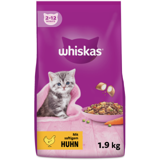 Whiskas Trocken Junior mit Huhn - 1.900 g
