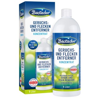 Bactador Geruchs- und Fleckenentferner - 1 Liter Konzentrat
