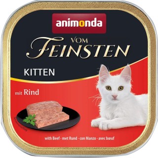 Animonda Vom Feinsten Kitten Schale 100g - Rind