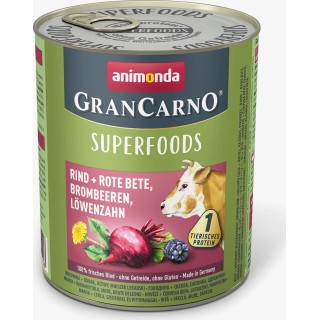 Animonda GranCarno Adult Superfoods 800g - Rind und Rote Rübe