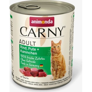 Animonda Carny Adult Rind, Pute und Kaninchen - 800 g