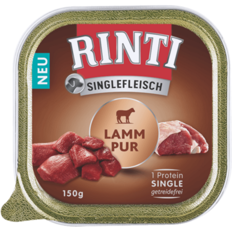 Rinti Singlefleisch 150g Schale - Lamm Pur