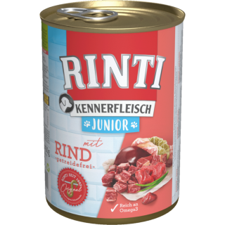 Rinti Kennerfleisch Junior 400g - Rind