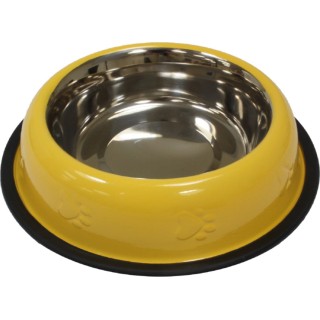 Croci Stahlnapf Color Gelb - 470 ml