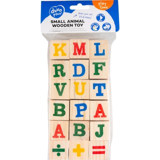 Duvoplus Smart Cubes L aus Holz - 18 Stück