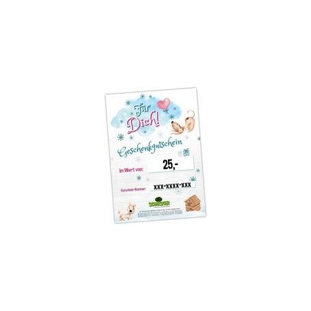 Weihnachts-Geschenk-Gutschein, schon ab 10,-