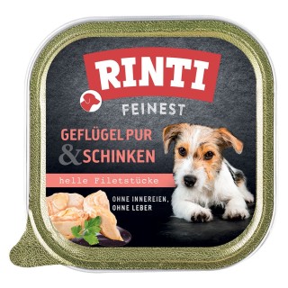 RINTI Feinest Schälchen 11 x 150 g - Geflügel & Schinken