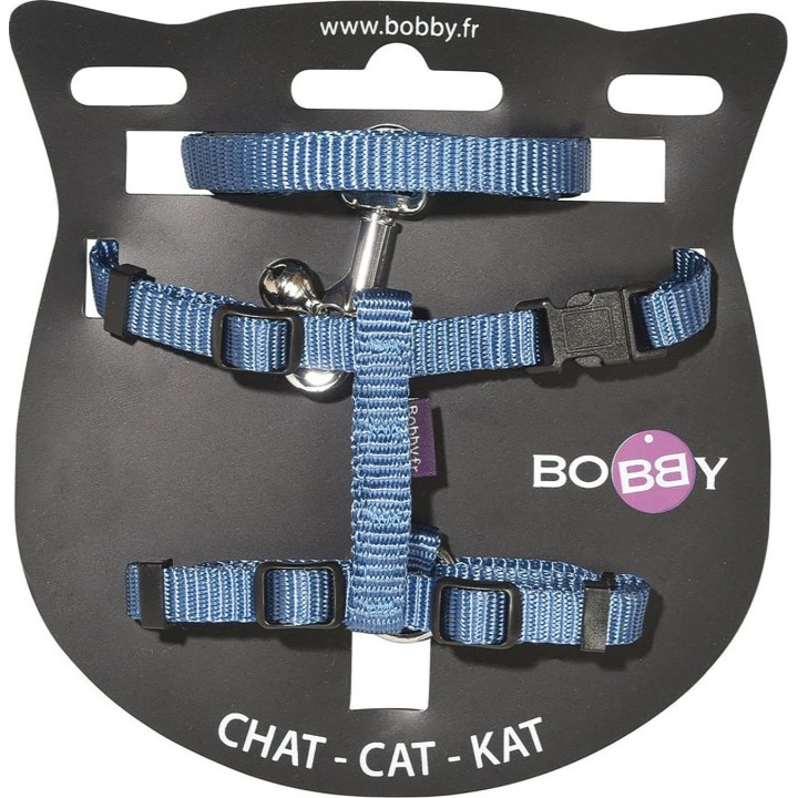 Bobby Katzengeschirr-Set ACCESS - Blau