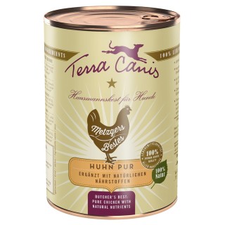 Terra Canis Metzgers Bestes 6 x 400 g - Huhn Pur