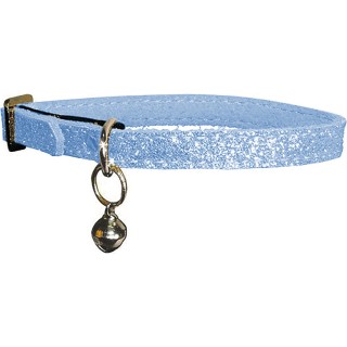 Bobby Katzenhalsband PAILLETE - Blau