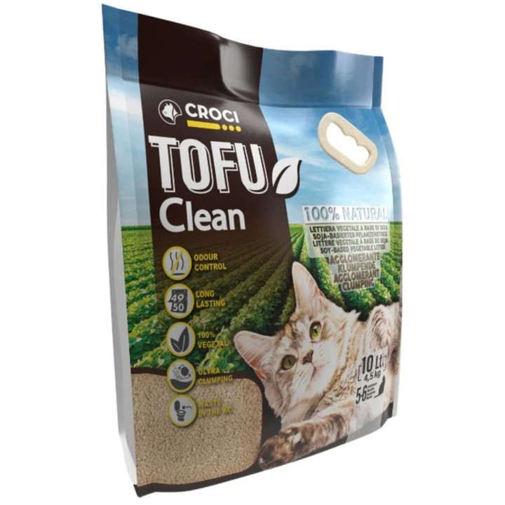 Croci Katzenstreu TOFU CLEAN - 10 L