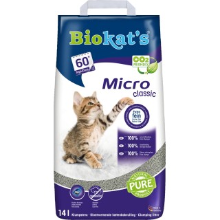 Biokat's Katzenstreu Micro Classic - 14 l
