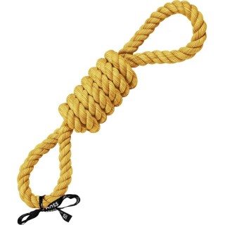 ebi Spielseil 2 Schlaufe gelb - 65cm