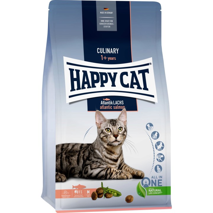 Happy Cat Trockenfutter Atlantik Lachs - 10 kg