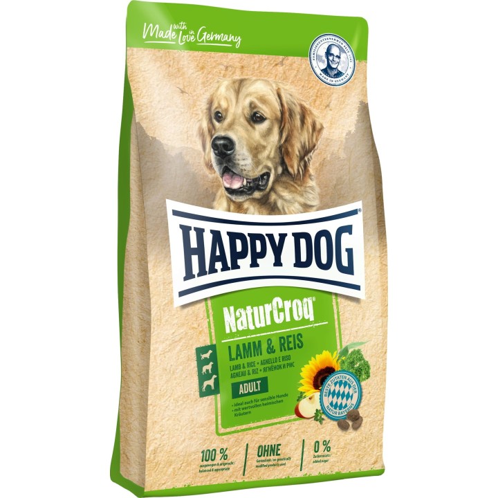 Happy Dog Trockenfutter NaturCroq Lamm und Reis - 15 kg