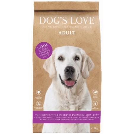 DOG'S LOVE Trockenfutter Lamm - 2 kg