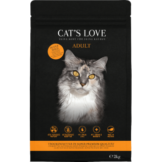 CAT's LOVE Katzen Trockenfutter ADULT PUTE & WILD - 2 kg