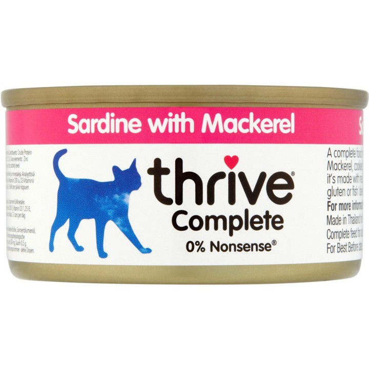 Thrive Complete 6 x 75 g - Sardine mit Makrele