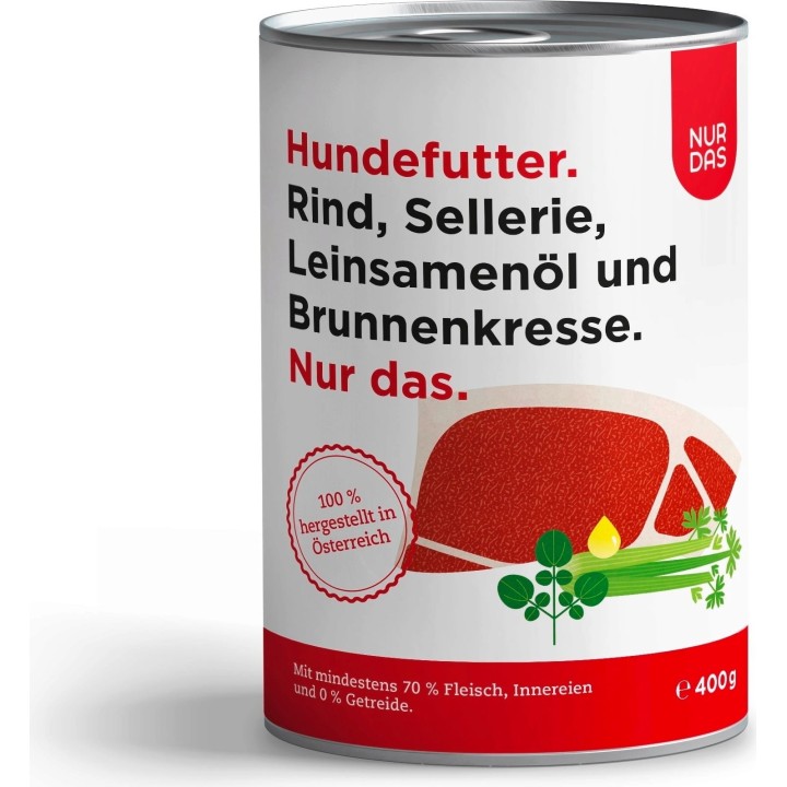 NUR DAS Rind und Sellerie Dose 400g - 400 g