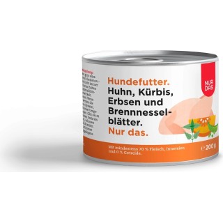 NUR DAS Huhn und Kürbis Dose 200g - 200 g