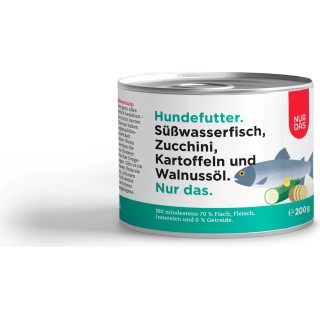 NUR DAS Fisch und Zuchini Dose 200g - 200 g