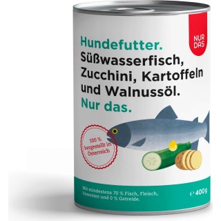 NUR DAS Fisch und Zuchini Dose 400g - 400 g
