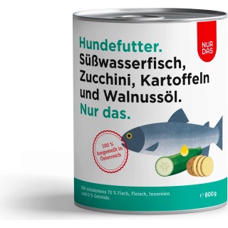 NUR DAS Fisch und Zuchini Dose 800g - 800 g