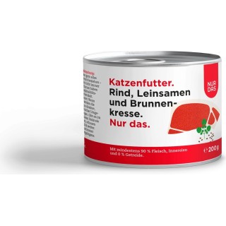 NUR DAS Rind und Leinsamen Dose 200g - 200 g