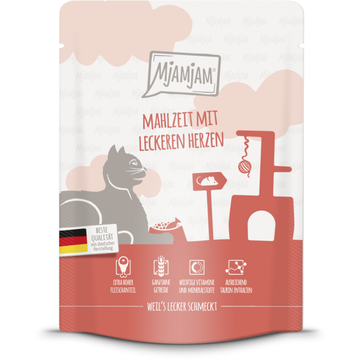 Mjamjam Rind und Herz Portionsbeutel - 300 g