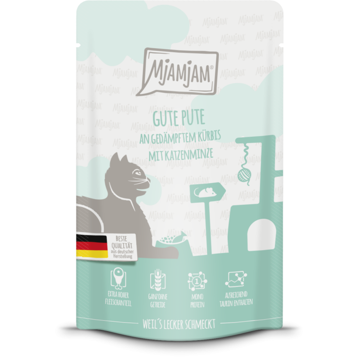 Mjamjam Pute und Kürbis Portionsbeutel - 125 g