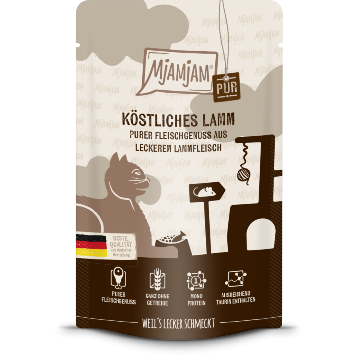 Mjamjam Lamm pur Portionsbeutel - 125 g
