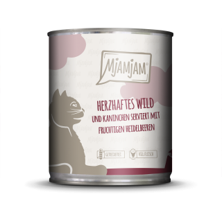 Mjamjam Wild, Kaninchen und Heidelbeere - 800 g