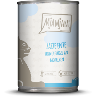 Mjamjam Ente, Geflügel und Karotten - 400 g