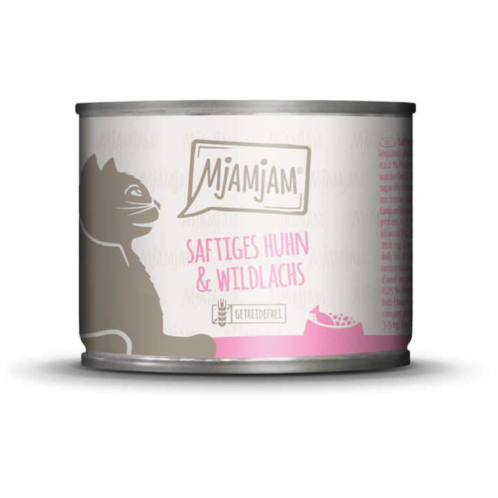 Mjamjam Huhn und Wildlachs - 200 g