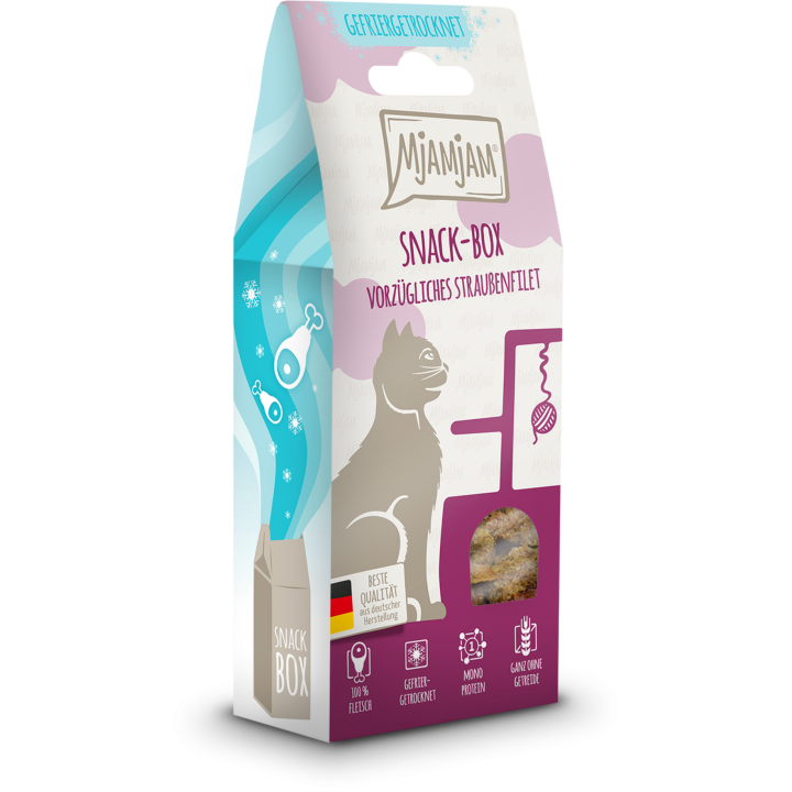 Mjamjam Snackbox Straußenfilet - 40 g